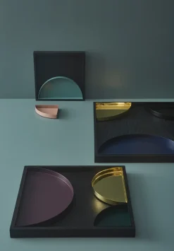 Bandeja Unity square fresno teñido de negro, Small