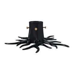 Base para árbol de Navidad Garden Glory, Black matte