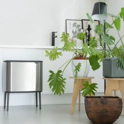 Bo Touch Bin 11+23 L, acero inoxidable mate