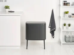 Bo Touch Bin 11+23 L, Confident Grey