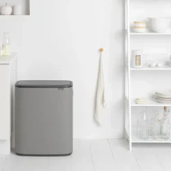 Bo touch bin 60 L, Mineral concrete grey