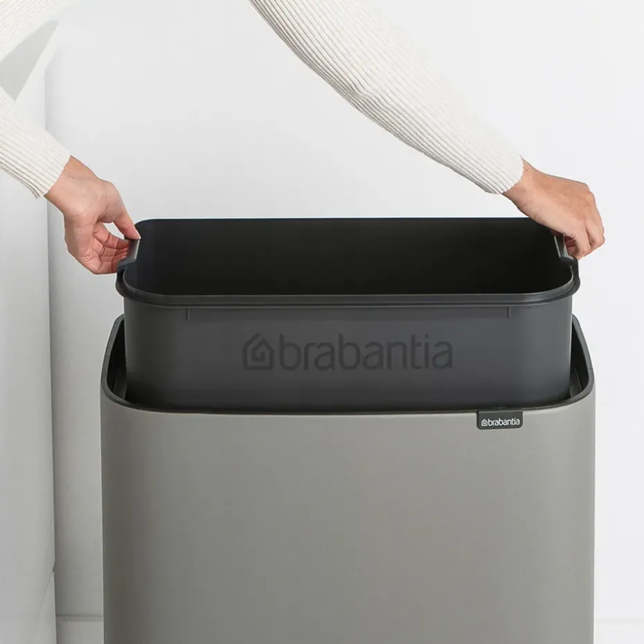 Bo Touch Bin 36 L, Mineral concrete grey
