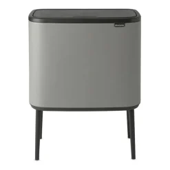Bo Touch Bin 11+23 L, Mineral concrete grey