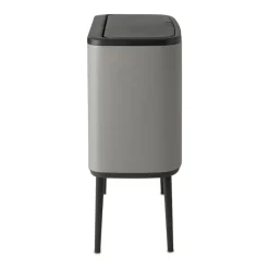 Bo Touch Bin 11+23 L, Mineral concrete grey