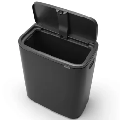 Bo touch bin 60 L, negro mate