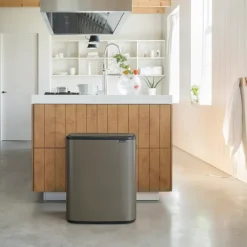 Bo touch bin 60 L, Platinum