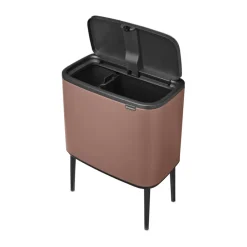 Bo Touch Bin 11+23 L, Satin Taupe