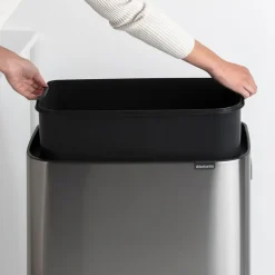 Bo touch bin high 60 L, acero cepillado mate