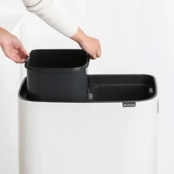 Bo touch bin high 2x30 L, blanco