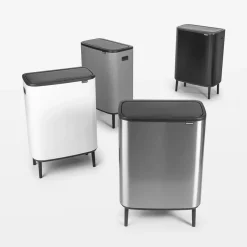 Bo touch bin high 2x30 L, negro mate