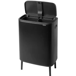 Bo touch bin high 2x30 L, negro mate