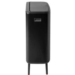 Bo touch bin high 2x30 L, negro mate