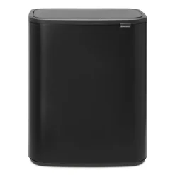 Bo touch bin 2x30 L, negro mate