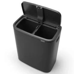 Bo touch bin 2x30 L, negro mate