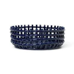 Bol Ceramic trenzado, Blue