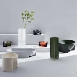 Bol cerámica Kuru 7,5x37 cm, gris claro