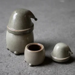 Bol con tapa Eating Santa pequeño, Multi