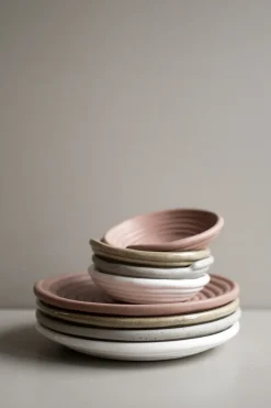 Bol Curl large Ø20 cm, Shiny white