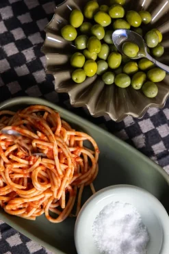 Bol Lori M Ø18 cm, Verde-beige