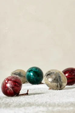 Bola de Navidad Nosille 10 cm, Plata-oro