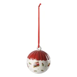 Bola de navidad Toy's Delight Decoration Ø6 cm, blanco-rojo