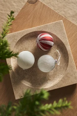 Bolas de Navidad Snowing 6 unidades, Blanco