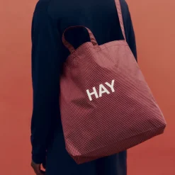 Bolsa Grid Crossover Bag medium, Burgundy, medium