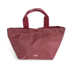 Bolsa Grid Everyday Bag, Burgundy, mini