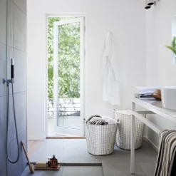 Bolsa ropa sucia Korbo, blanco 65 L