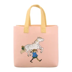 Bolsa Tote Pippi 25x25 cm, Pippi y el caballo