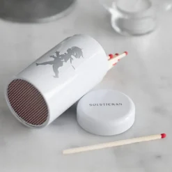 Bote de cerillas Solstickan 100-pack, Blanco