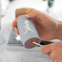 Bote de cerillas Solstickan 100-pack, Gris