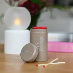 Bote de cerillas Solstickan 100-pack, Sand