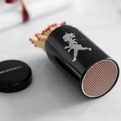 Bote de cerillas Solstickan 100-pack, Negro