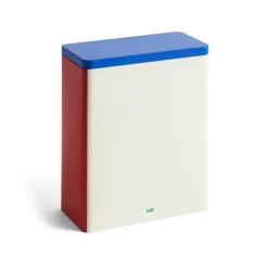 Bote Tin Container x-large, Off white-blue-red