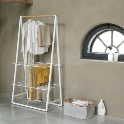 Burro para ropa Linn, grande, Blanco