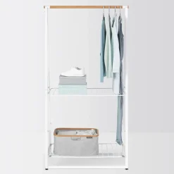 Burro para ropa Linn, grande, Blanco