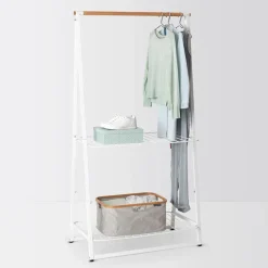 Burro para ropa Linn, grande, Blanco