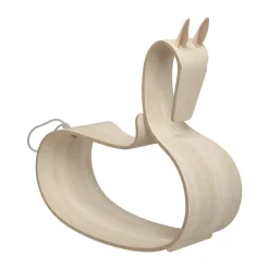 Caballito balancín Rocking Horse, Fresno lacado incoloro