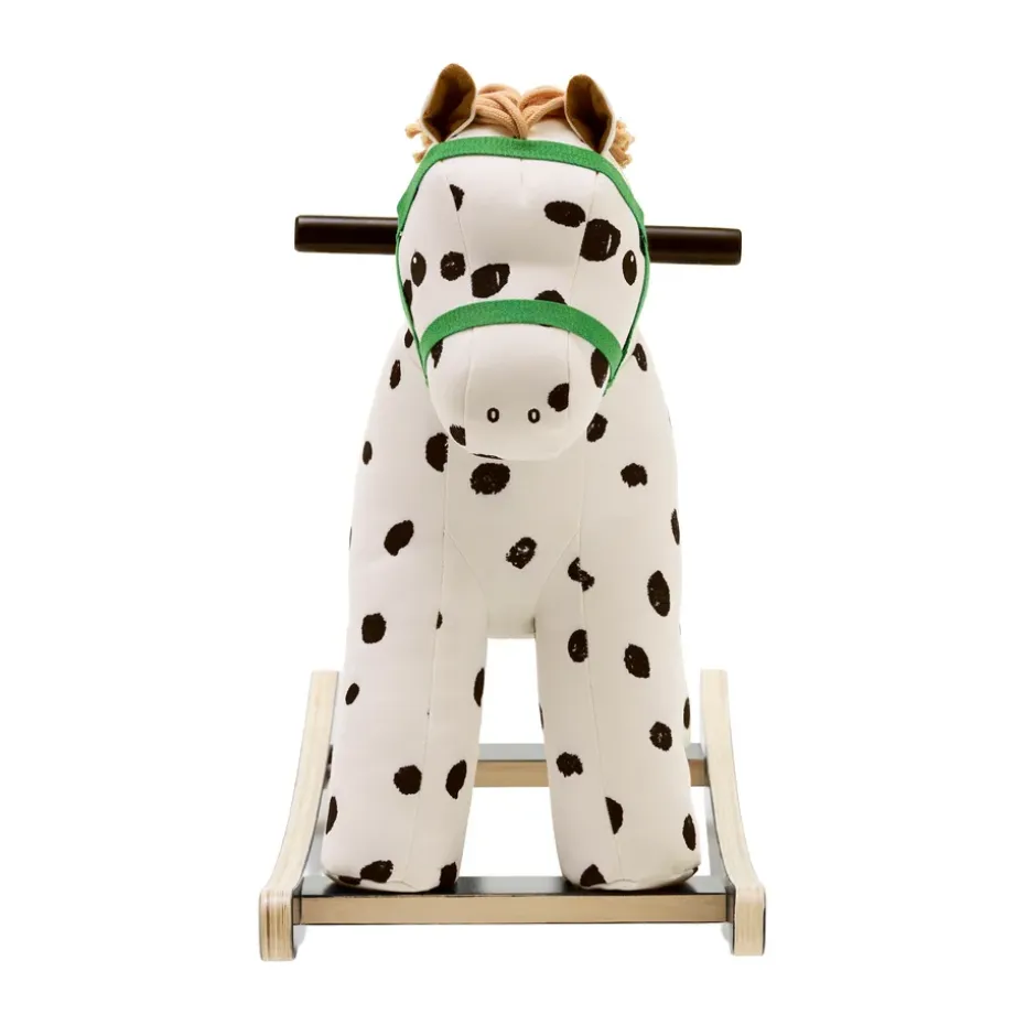 Caballo balancín Pippi, Blanco-negro