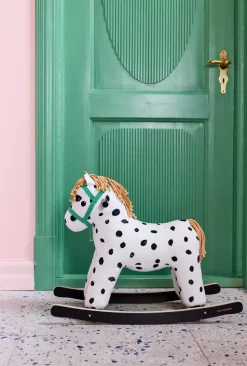 Caballo balancín Pippi, Blanco-negro