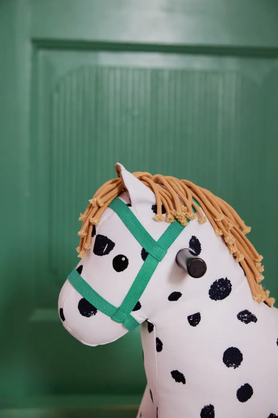 Caballo balancín Pippi, Blanco-negro