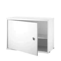 Cabinet con puerta batiente String, Blanco, 58x30 cm