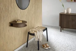 Caja colgante Valet small, Smoked oak