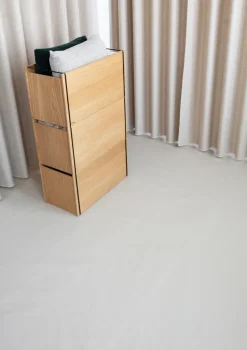 Caja de almacenaje de roble 33x60 cm, Wood, black