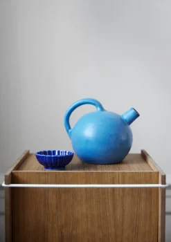 Caja de almacenaje de roble 33x60 cm, Wood, white