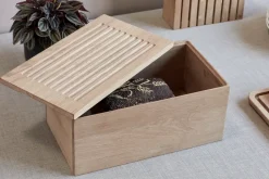 Caja de almacenaje Gourmet 35x20x16,5 cm, Oak