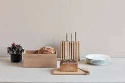 Caja de almacenaje Gourmet 35x20x16,5 cm, Oak