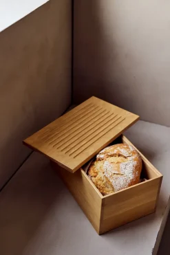 Caja de almacenaje Gourmet 35x20x16,5 cm, Oak