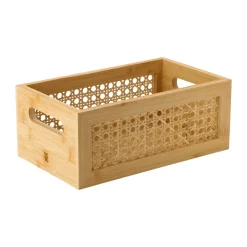 Caja de almacenamiento Bamboo box 15x25 cm, Bambú